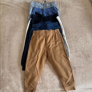 Toddler Boys Jogger Pants Bundle, Size 2T, Set of 5, Excellent Condition